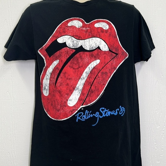 Rolling Stones - Rolling Stones Red Tongue 1989 Graphic Short Sleeve T Shirt M - Picture 5 of 8